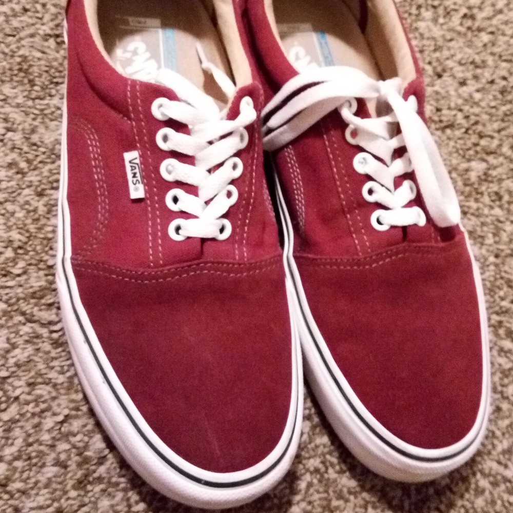 Vans Men's Authentic Pro Red Skate Shoes US11